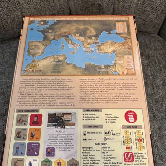 Time of Crisis: The Roman Empire in Turmoil, 235-284 AD (open, unpunched) GMT - Picture 7 of 16